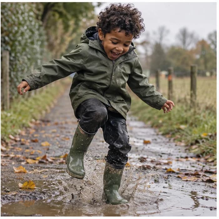 Sem: springen in plassen